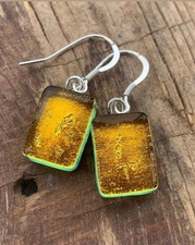 Dichroic Glass Earrings