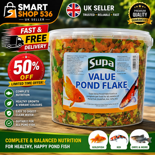 Supa value pond flake fish - supa,