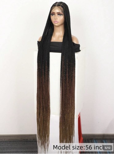 56full lace braided - wig, box