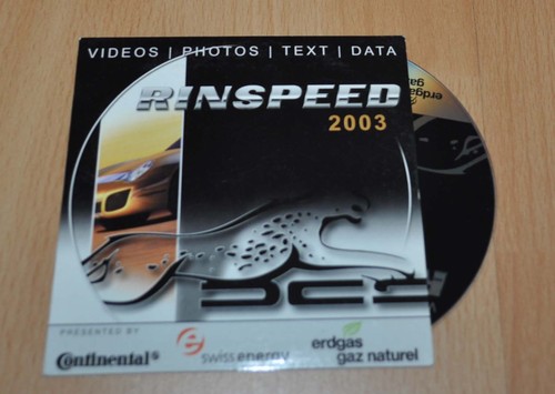 Rinspeed 2003 media kit - rinspeed, cd
