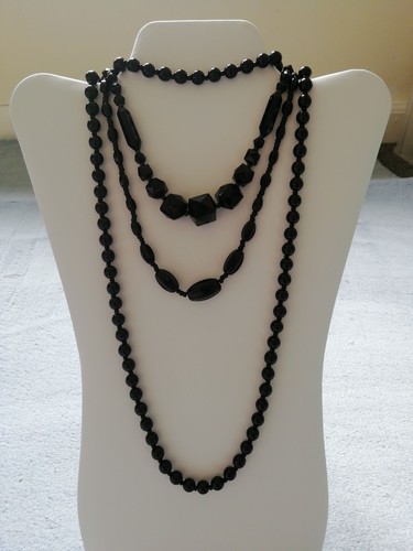 Antique french jet necklaces - antique,