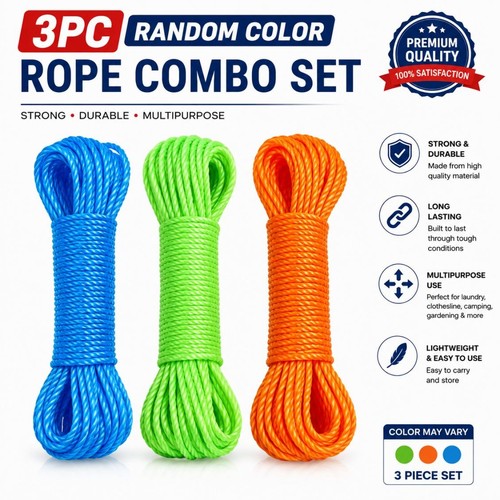 3pc nylon clothes - nylon, rope