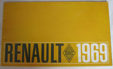 1969 RENAULT BROCHURE. 18 PAGES FOLD OUT. 16TS, 1100, R8, R8S, 4, 16,
