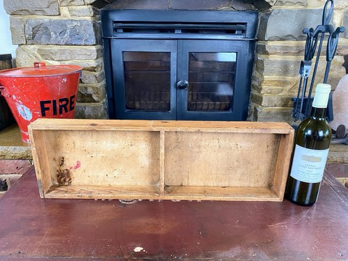Vintage pine shelf old - vintage,