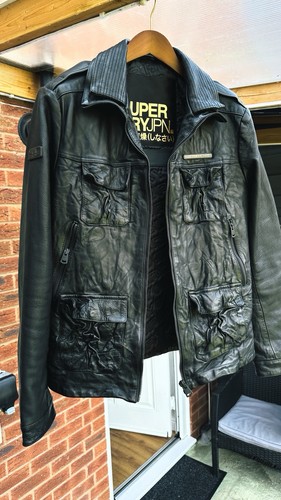 Superdry men real leather - superdry,