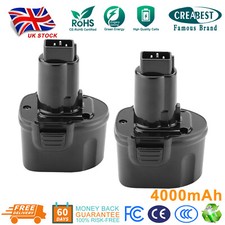 2x 7.2V Ni-MH Battery For Dewalt DE9057 DE9085 DW9057 DW920K DW925K2 4000mAh