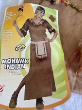 Mohawk Indian Girl Suedelook XL Adult Ladies Fancy Dress Costume