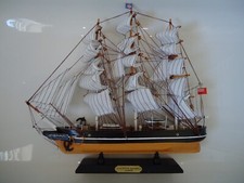 Large Cutty Sark Ship Model Tea Clipper Made From Wood Detail Maritime Boat