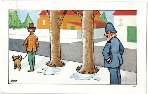 783 era comic postcard by - 783/60's,
