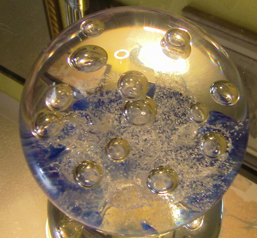 Selkirk glass paperweight moon - glass,