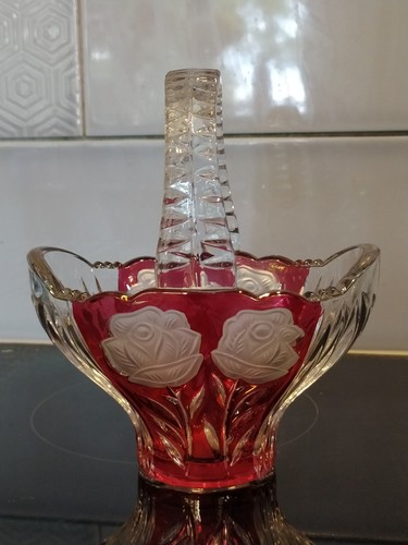 Bohemian glass clear red - clear.red, &