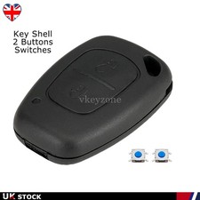 2 Button Car Key Fob Case Shell For Renault Master Kangoo Traffic Vivaro Movano