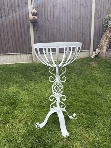 Wrought iron white garden - iron,