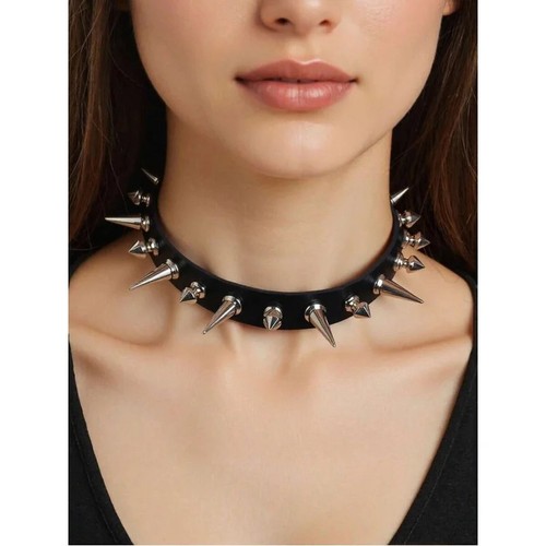 1pc gothic punk - 1pc, leather