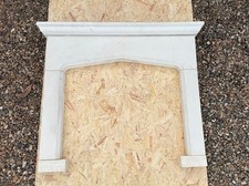 Limestone Fire Place Surround with optional pieces for smaller opening 