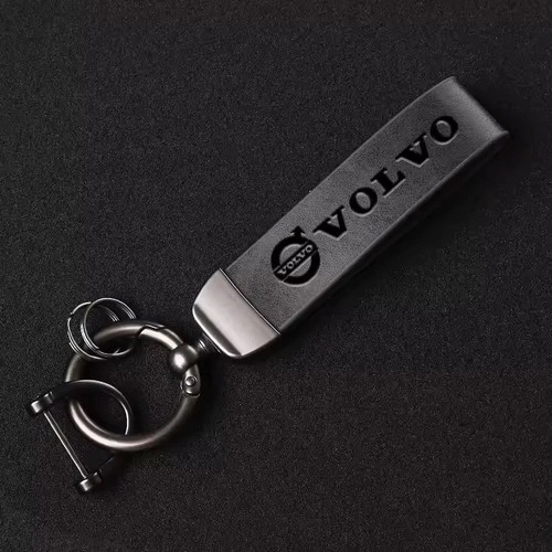 Vintage leather car keychain - vintage,