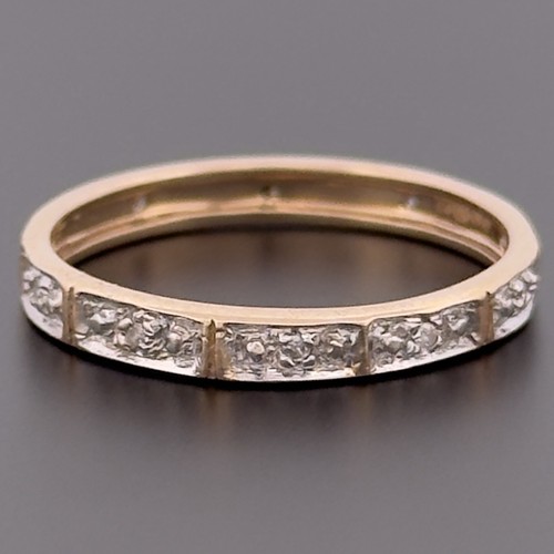 9ct yellow gold diamond - yellow, full