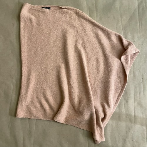 Cashmere poncho warm pink - poncho, os