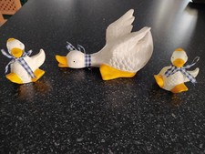 Ceramic Mother Duck & 2