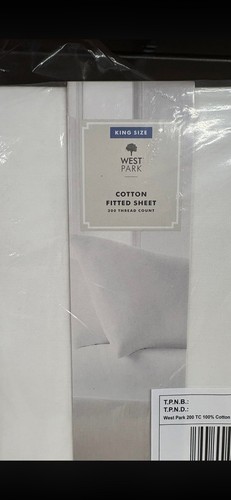 King size white - size, sheet