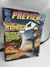 PREVIEWS #328 Comic SHOP CATALOG January 2016 Back To The Future Predator
