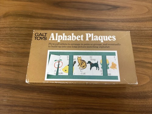Alphabet plaques galt toys - alphabet,