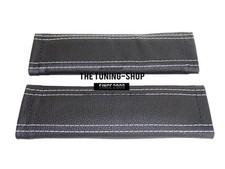 2x Seat Belt Covers Pads Black