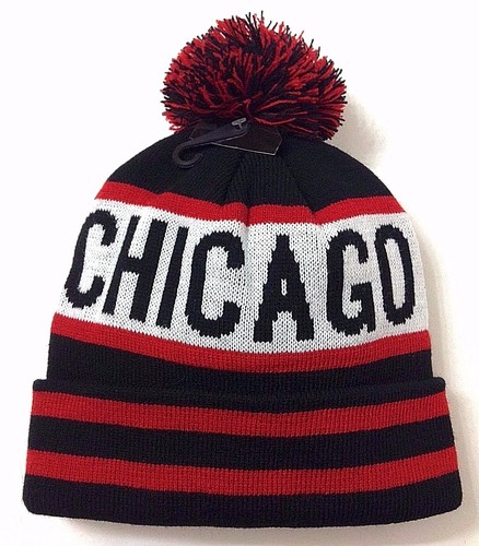New chicago pom beanie - pom,
