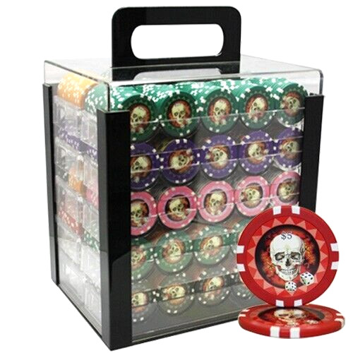 Mrc poker 1000pcs - mrc, skull