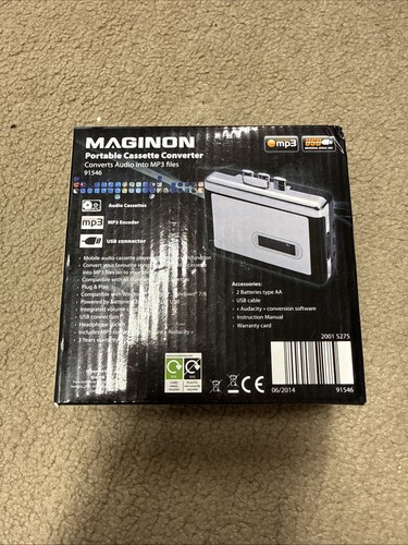 Maginon portable cassette - maginon,
