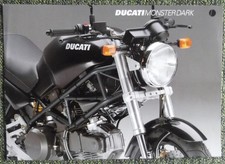 DUCATI MONSTER DARK 600cc Motorcycle Sales Leaflet 2000s