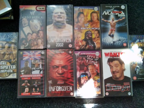 Wwf wwe vhs bundles - wwf, ecw