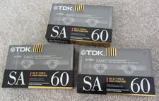 3 x TDK - SA 60 cassette tape