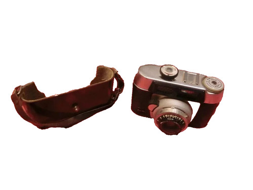 Old franka camera with color - with,