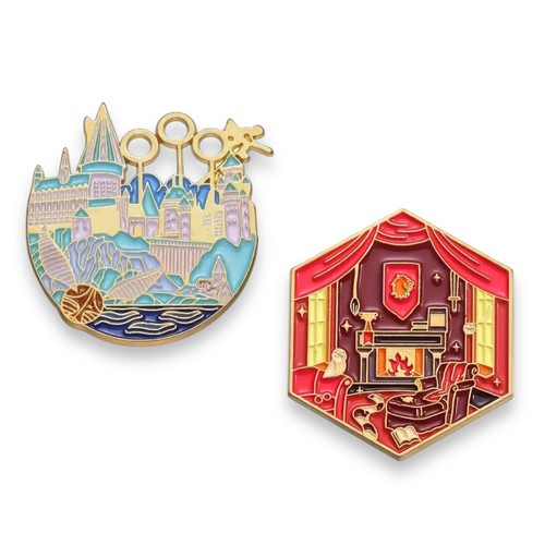 2pcs harry potter - hogwarts, +