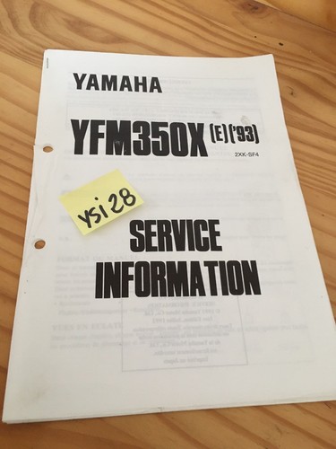 Yamaha yfm350x raptor 1993 - yamaha,