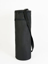Yoga Studio Kit Equipment Mat Bag Top Loading Black Adjustable Strap Zip Pocket