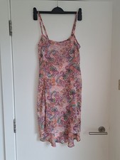 Chiffon Sparkle Summer Dress By Butterfly By Matthew Williamson UK8 Semi Sheer