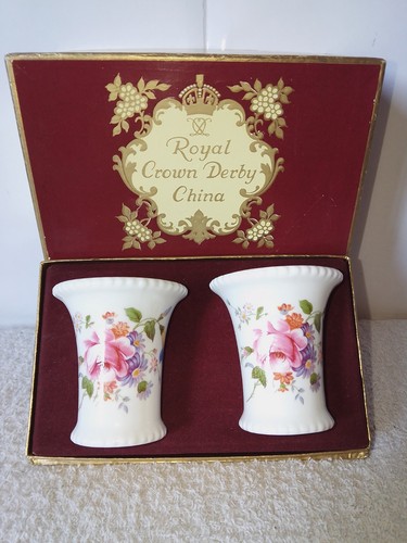 Royal crown derby posies - posies, pair