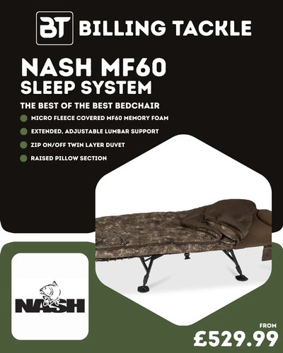 Nash indulgence mf60 bedchair - nash,