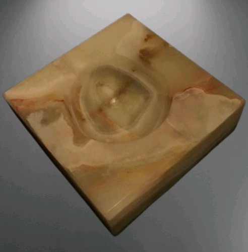 Marble ashtray square - ashtray, onyx
