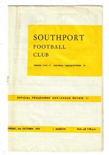 Southport - 1970-71 - Home