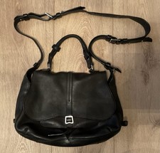 Radley Black Leather Grosvenor Shoulder Crossbody Satchel Style Bag