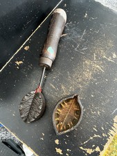 Antique Millinery Iron - Leaf