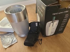 BREVILLE RAPID WINE BOTTLE CHILLER  STAINLESS STEEL MAINS OR BATTERY BOXED