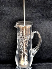 ANTIQUE  Cocktail Shaker/ STIRRER J.B Chatterley & Sons E.P.N.S Silver /