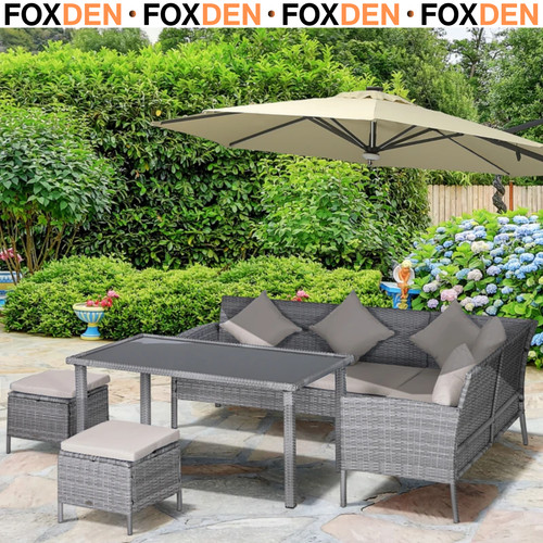 5pcs rattan dining set - 5pcs,