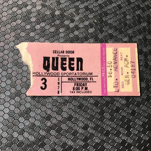 Queen ticket sportatorium - queen,