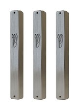 3 X Aluminium Mezuzah Case