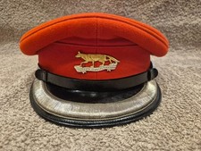 BRITISH ARMY QUEEN'S OWN YEOMANRY Officers Red Forage size 56 Cap